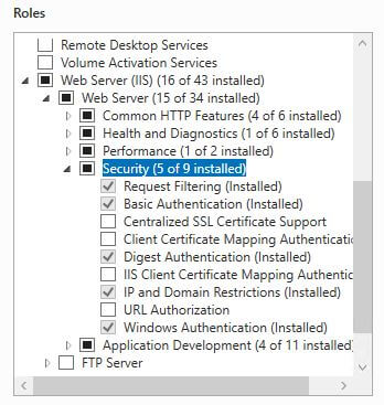 IIS IP Security Screen Shot