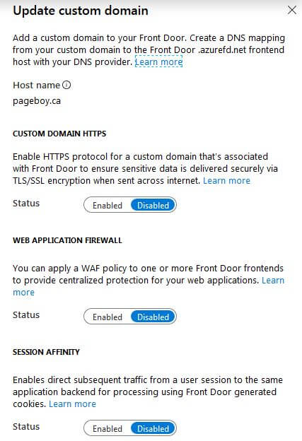 Azure Front Door Setup with 2 Web App Services | Tangent Technologies