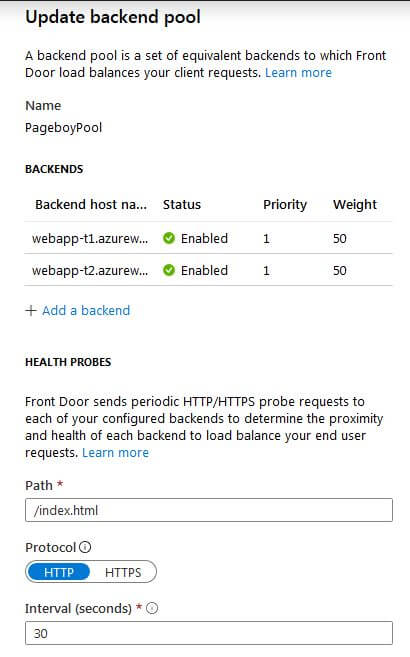 Azure Front Door Setup with 2 Web App Services | Tangent Technologies