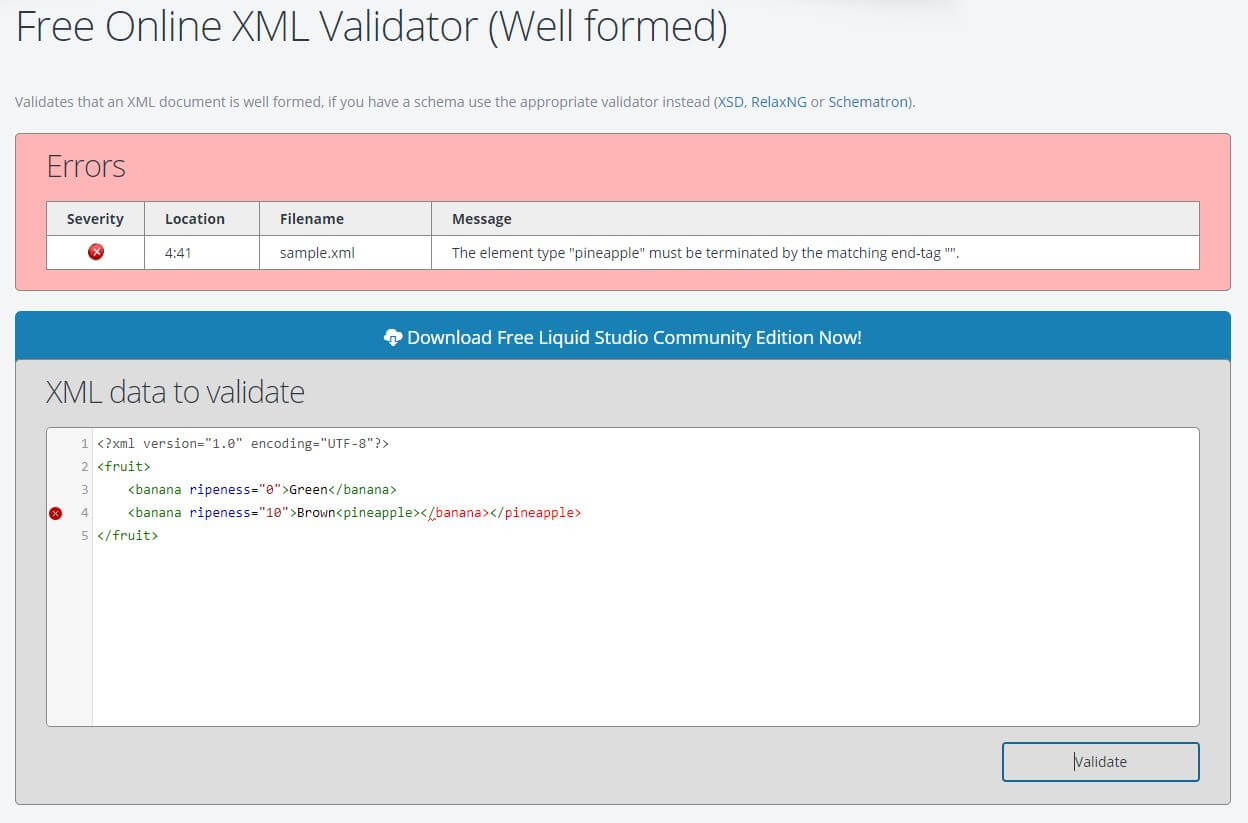 7 XML Validation Tools Which One Is Best Tangent Technologies 7 xml validation tools which one is best tangent technologies