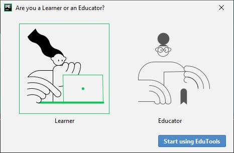 PyCharm Edu Configuration for Learner or Educator