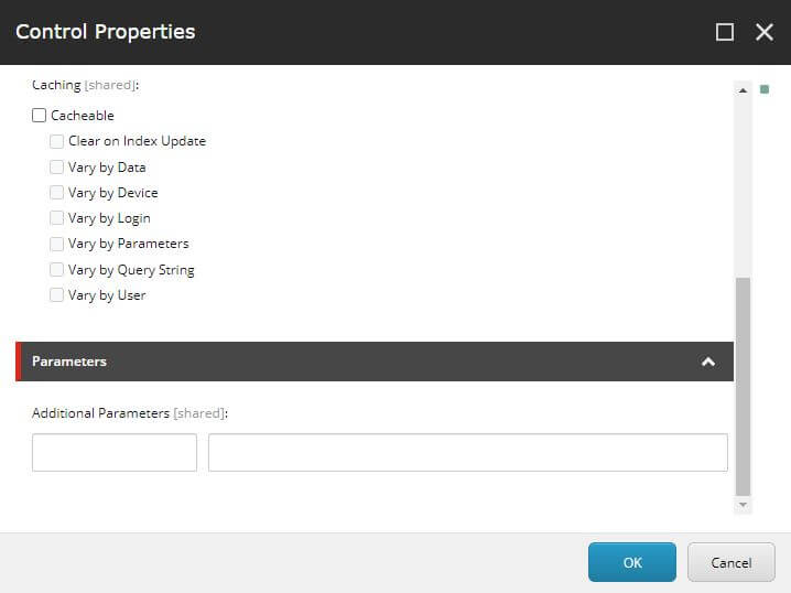 Sitecore Sublayout Properties Rendering Parameters